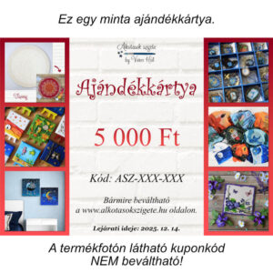 Ajándékkártya - 5000 Ft